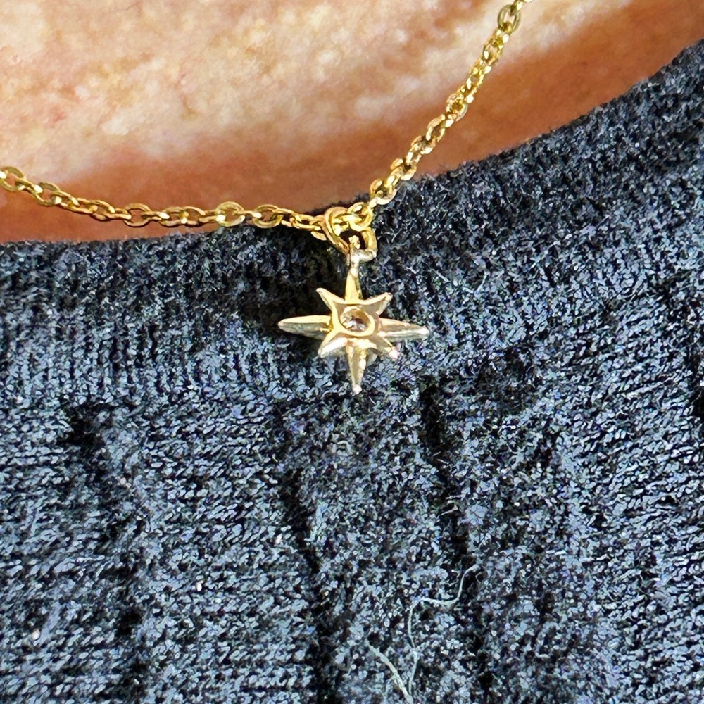 Nordstrom Gold Star Pendant Necklace
